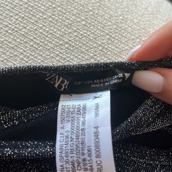 ASYMMETRICAL TOP WITH METALLIC THREAD - Picture 5 of 5